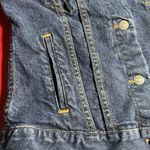 Levi's Red Tab Womens XS Blue Denim Trucker Jacket Fitted Classic Casual Fitted Photo 10