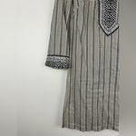 Tory Burch Corossol Black White Cotton V-Neck Mini Dress Coverup Sz 0 Photo 1