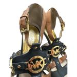 Michael Kors  women’s black brown leather shoes heels size 8M SKU 1853 Photo 2