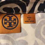 Tory Burch navy white floral print pencil straight skirt women size 6 Photo 6