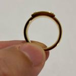 Michael Kors Stainless Steel Gold Plaque Size 8 Photo 2