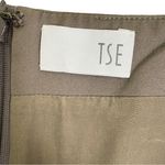 TSE  Khaki Cotton and Silk Mini Skirt Photo 4