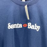 SUB_URBAN RIOT Sub.Urban Riot blue Santa baby sweater shirt oversized longline cozy Christmas Photo 1