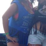 Fringe Country top Blue Size L Photo 2