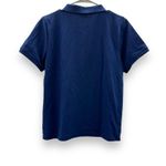 J. Crew Factory Pique Polo Short Sleeve Top in Navy Blue Sz M NEW Size M Photo 1