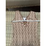 House of Harlow 1960 NWT Geometric Knit Maxi Dress medium boho retro layered Brown Photo 7