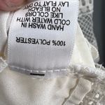 Gibson  Blouse White Lace High Neck Long Sleeve Boho Feminine Romantic Small Photo 5