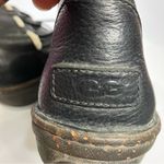 UGG  caspia 1932 black leather boots Sherpa lined lace up women’s size 10 winter Photo 7