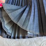 DKNY  denim pleated midi skirt  Photo 2