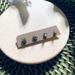 Lucky Brand  2 pairs of gold stud earrings Photo 3