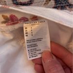 American Eagle  White Floral Denim Mom Shorts Women’s Size 4 100% Cotton Photo 11