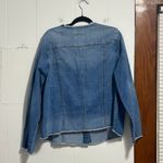 LOGO By Lori Goldstein Logo Lori Goldstein Frayed Hem Denim Jean Jacket NWT 20W Photo 5