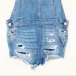American Eagle  Distressed Shortall Overalls Sz XS Photo 5