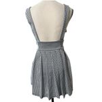 Forever 21  junior small black and white suspender dress zips on side adjustable Photo 3