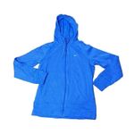 Nike Women's Size M Therma- Fit Full Zip Fleece Lined Blue Hooded Jacket Photo 1