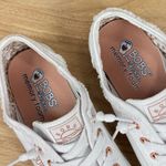 Bobs by Skechers B Cute Raw Edge Slip On Lace Up Sneakers White Size 6.5 Photo 8