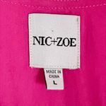 Nic+Zoe Sleeveless This and That Bright Pink Linen Blend Tank Top Size Large Photo 5