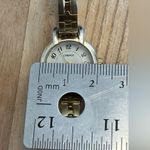 Carriage Ladies Watch Indiglo White Dial Two Tone Stretch Stainless Bracelet Photo 6