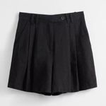& Other Stories Tailored Shorts in black, size 2 Photo 0