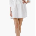 English Factory Long Sleeve Mini Shirtdress.a23 Photo 4