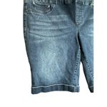 Natural Reflections Women Denim Shorts Comfort Stretch Elastic Waist Blue Size S Photo 1
