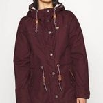 FatFace NWT Women’s Waterproof Purple and Brown Taylor Rain Jacket Photo 0