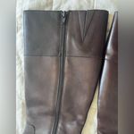 LRL Womens Maribel Brown Leather LRL Gold Monogram Riding Boots Equestrian Photo 6