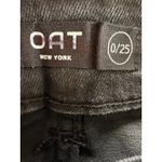 NWT OAT New York High Rise Relaxed Straight Embellished Jewels Denim Jeans 25 Black Photo 6