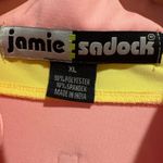 Jamie Sadock  Top Pink Active Golf Tennis Sz  XL Stretch Athletic Quarter Zip Photo 2