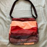 LeSportsac Classic Kylie Crossbody Bag 3 Pocket Striped Colored Mountains Photo 2