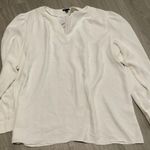 Ann Taylor  Cream Long Sleeve Men's Shirt Photo 0