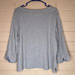 Nautica Gray 3/4 Sleeve Relaxed Blouse size XXL Photo 1