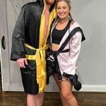 Halloween Pink Black Boxer Babe Costume Photo 2