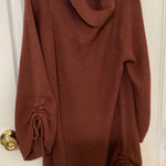 SheIn  Warm Brown Cowl Neck Dress Photo 0