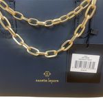 Nanette Lepore NWT Midnight Navy 2-way Crossbody Top Handle Handbag Shoulder Bag Satchel Photo 5