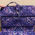 Vera Bradley NWOT  Purple Floral Cotton Quilted Travel Case/Organizer Photo 6