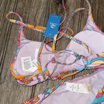 Cupshe Colorful Floral Bikini Set boho bright XS NEW matching set Photo 2