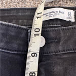 Abercrombie & Fitch  Black Super Skinny Mid Rise Jeans Womens 31 Fall Denim Photo 2