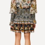 Farm Rio NWT floral tapestry mini dress silver XS Photo 4