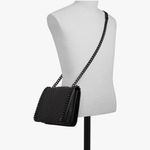 ALDO  Medium Black Greenwald Faux Leather Handbag Photo 3