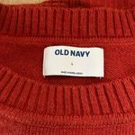Old Navy Rust Rib Trim Crew Neck Pullover Sweater Size L Photo 3