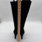 Prada  Vintage Black Elegant Suede Leather Minimalist Tall Chic Boots IT 40 Photo 5