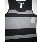 Athleta NWT New Womens L Sleeveless Sweater Dress Black Gray Reversible Haven Photo 2