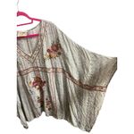 Savanna Jane Poncho Plus 2X/3X Floral Embroidered Snake Skin Print Boho Oversize Size undefined Photo 4