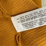 ZARA  Mustard Long Sleeve Knit Sweater Top Size M Photo 8