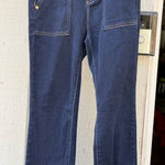 Michael Kors  women’s Chloe Dark Blue Straight Jeans size 2 Photo 0