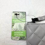 Badgley Mischka  Vegan‎ Leather Gray Quilted Wristlet Photo 1
