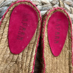 Ralph Lauren Lauren Ralph Lauren Caliana Fuchsia Suede Espadrille Sandals Size 7.5 Photo 3