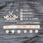 HEATHYOGA Women's Blue Heathered Leggings‎ Pockets Size L Polyester Spandex Size L Photo 5