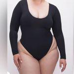 Good American Scuba Scoop Neck Snap Bodysuit Long Sleeve Black Womens size 4XL Photo 1